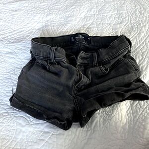 Black comfy Jean shorts